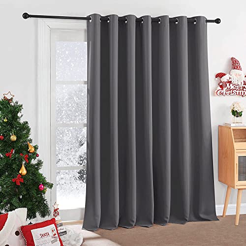 RYB HOME Gray Curtains Blackout