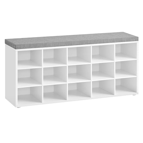 VASAGLE CUSTOS 15-Compartment (Cloud White)