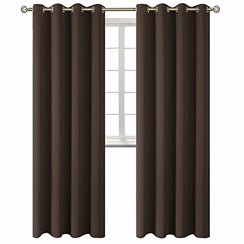 BGment Blackout Curtains 52 x 95 (Brown)