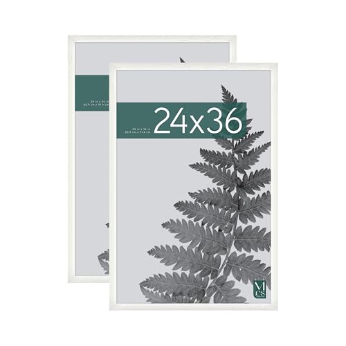 MCS Studio Gallery 24x36 White Woodgrain