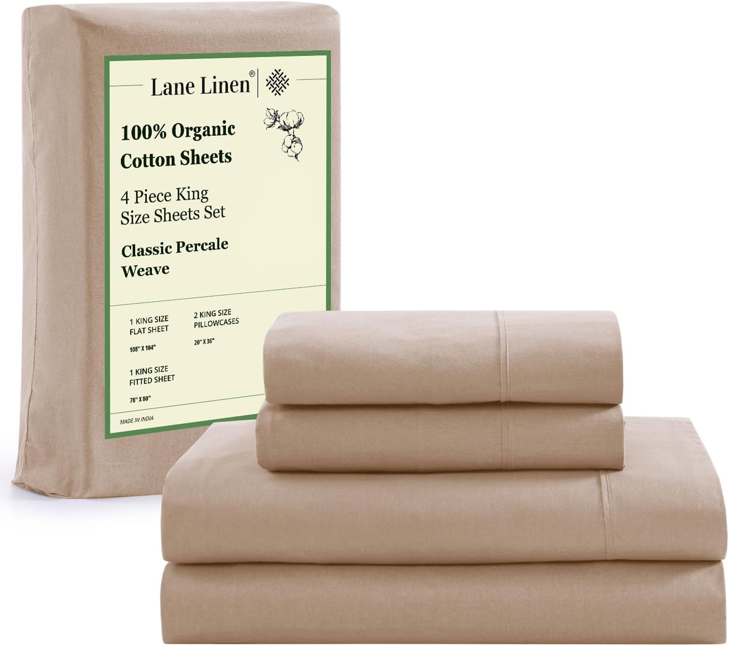 LANE LINEN Organic Cotton (King)