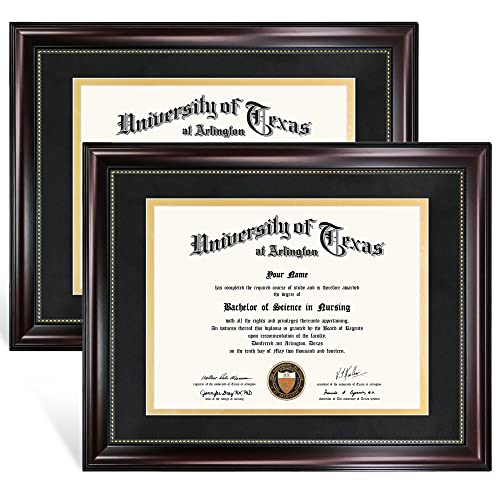 GraduationMall 8.5x11 Diploma Frame (Mahogany)