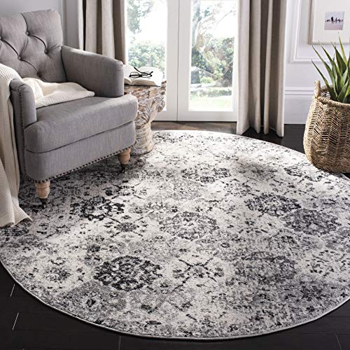 SAFAVIEH Madison 9' Round (Silver/Grey)