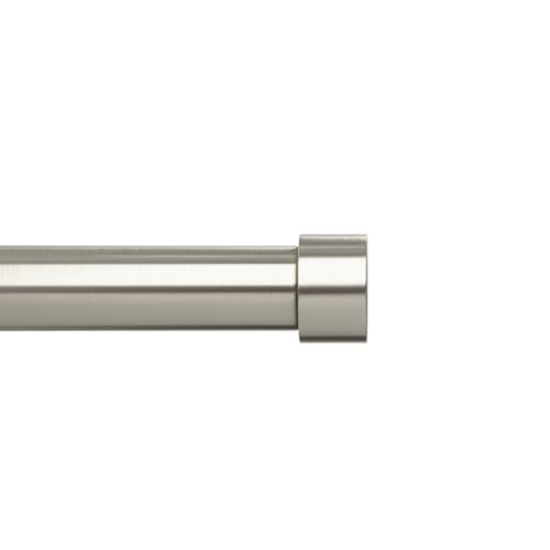 Umbra Cappa Curtain Rod  Modern Extra Long Extendable Curtain Rod and Includes Matching Finials, Brackets & Hardware