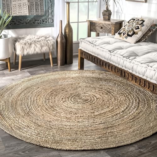 nuLOOM 7 Round Rigo Jute (Natural)
