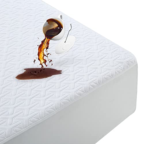 MERITLIFE 100% Waterproof Twin XL Mattress Protector