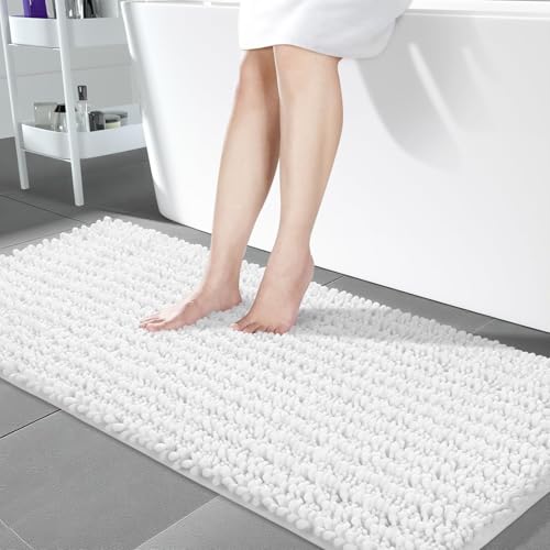 Yimobra 60x24 Chenille Runner (White)