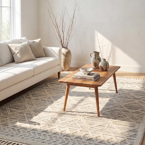nuLOOM 4x6 Ansley Moroccan Tassel Area Rug