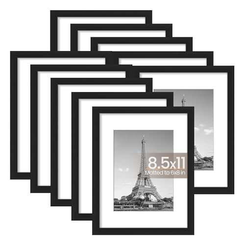 upsimples 8.5x11 Picture Frame Set of 10