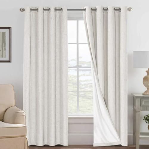 H.VERSAILTEX 100% Blackout Curtains (Ivory)