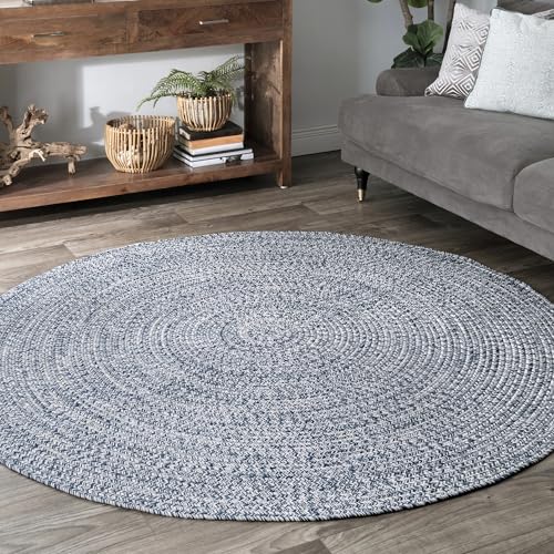 nuLOOM 4' Round Wynn Navy