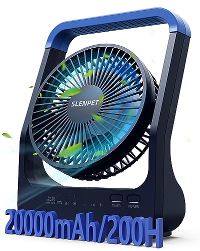 SLENPET 20000mAh Battery Fan