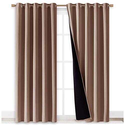 NICETOWN Warm Curtains for Winter, 100% Blackout