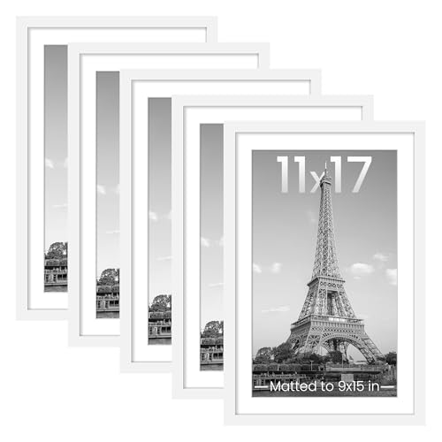 upsimples 11x17 Picture Frame Set of 5