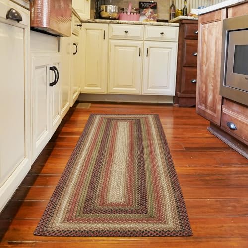 Homespice Gingerbread Premium Jute Braided Rug