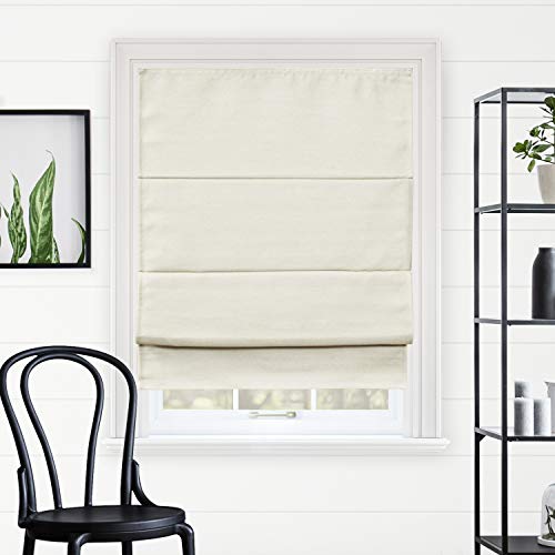 CHICOLOGY Roman Shades 39" x 64" (Del Mar Moon Shell)