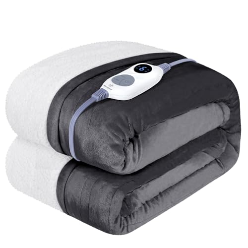 Westinghouse Heated Throw Blanket (Charcoal)
