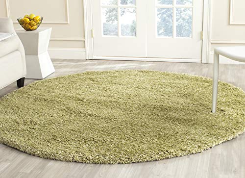SAFAVIEH California Shag 4' Round Green