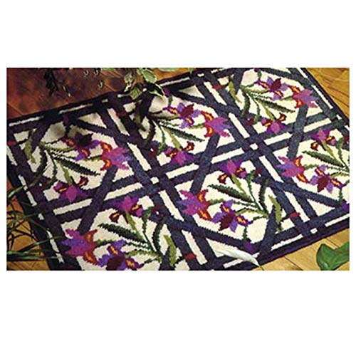 MIAOLLUN Latch Hook Kits, Tapestry Kits Latch Hook Rug Kits Pattern Printed Canvas Home Decoration Family Activity 34X24.4 Inch(86X62cm)