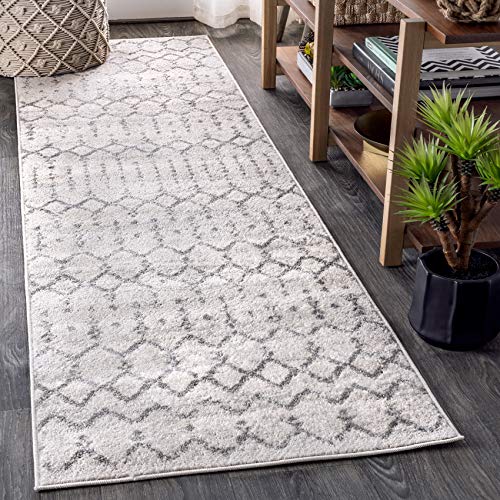 JONATHAN Y Boho Vintage Diamond 2X10 ft