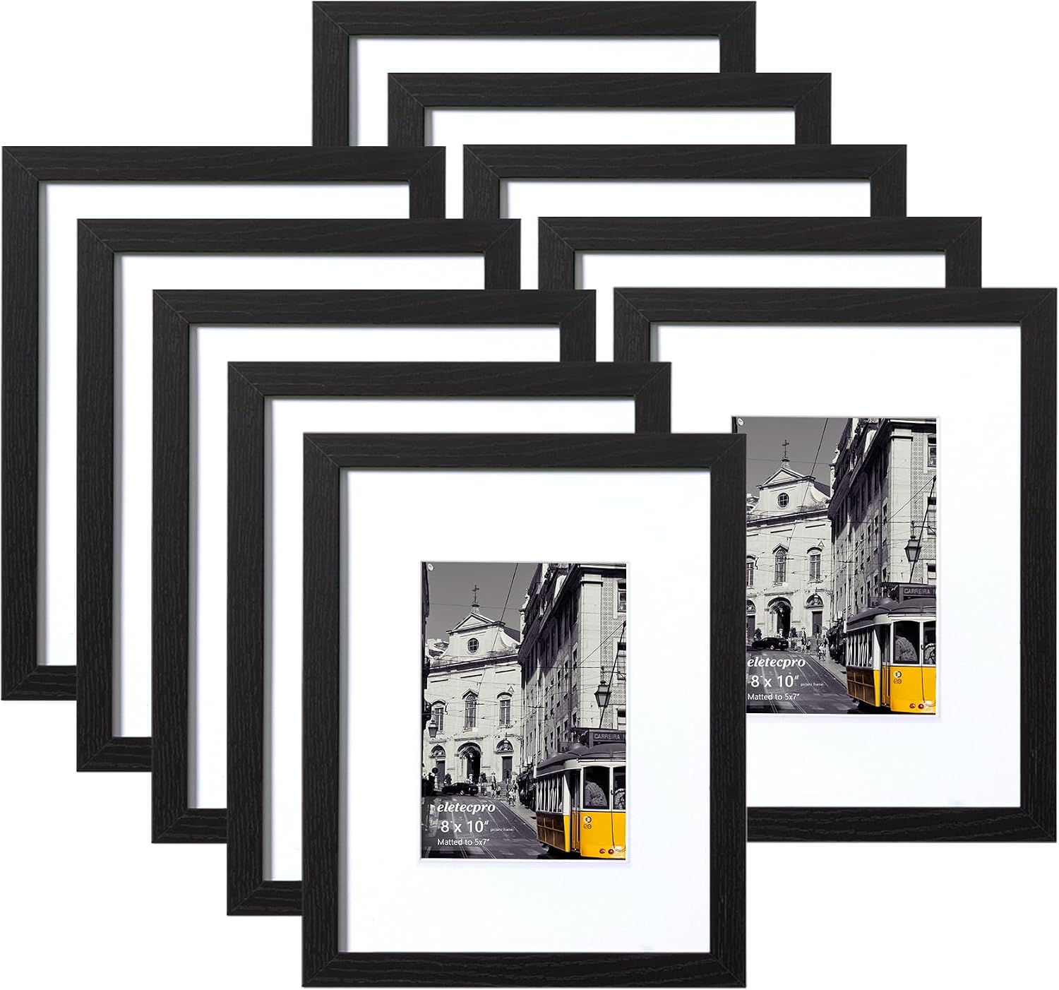 eletecpro 8x10 Picture Frames Set of 10
