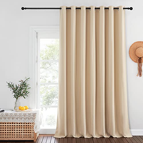 NICETOWN Sliding Glass Door Curtain 120"