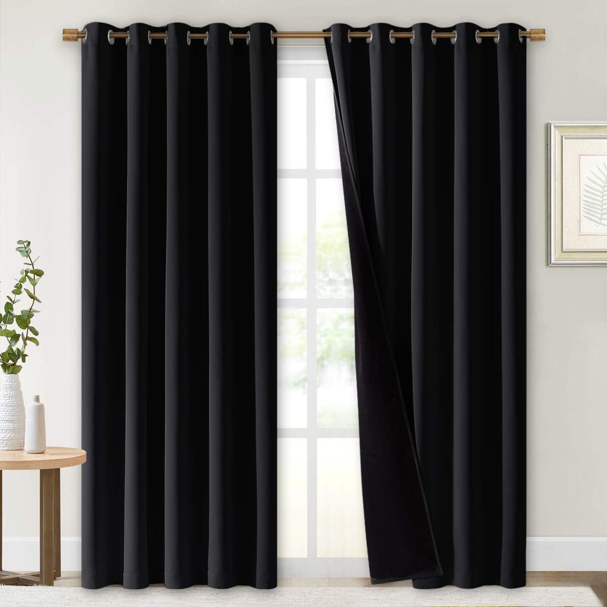 NICETOWN High-End Thermal Curtains (70" per panel)