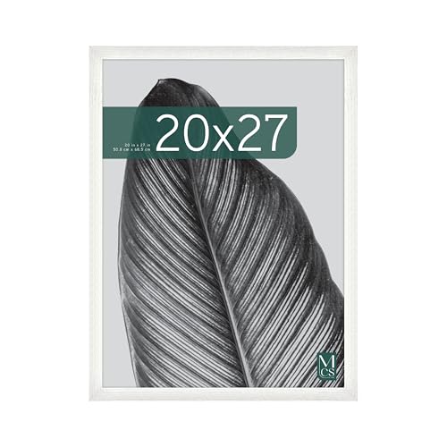 MCS Studio Gallery 20x27 Poster Frame White Woodgrain
