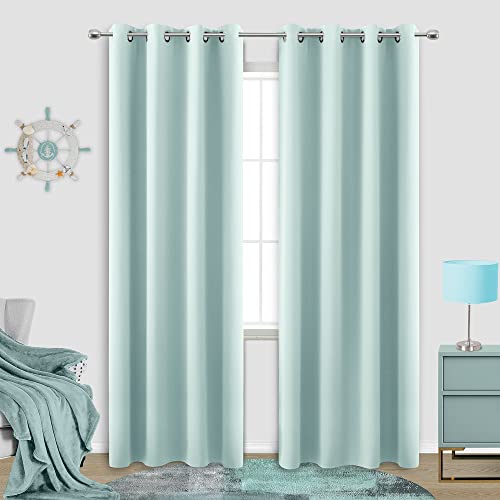 Aqua Curtains 96 Inches