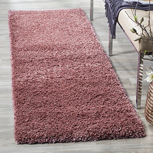 SAFAVIEH California Shag 2'3" x 13', Rose