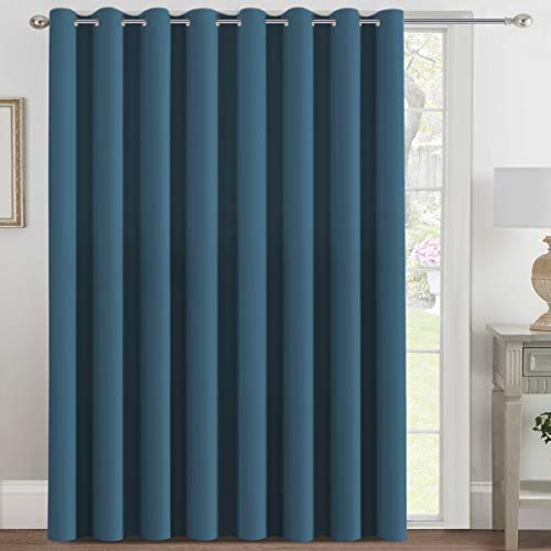 H.VERSAILTEX Blackout Patio Curtain (Dark Teal)
