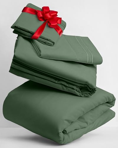 Mellanni Twin Sheets Set - Sage