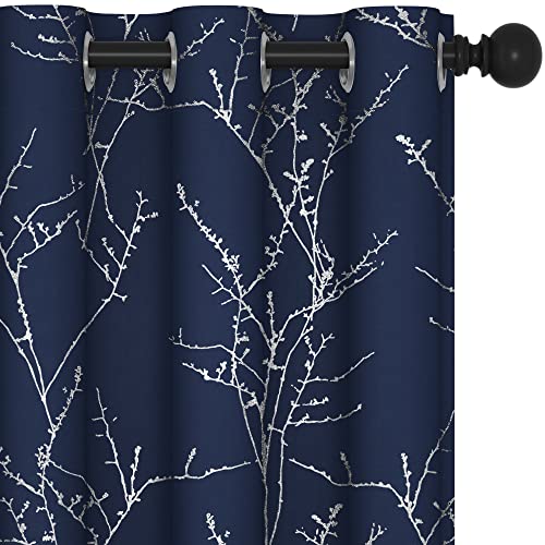 Deconovo Navy Blue Curtains (Best Value)