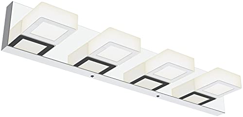Ralbay 4 Lights Adjustable Acrylic Chrome