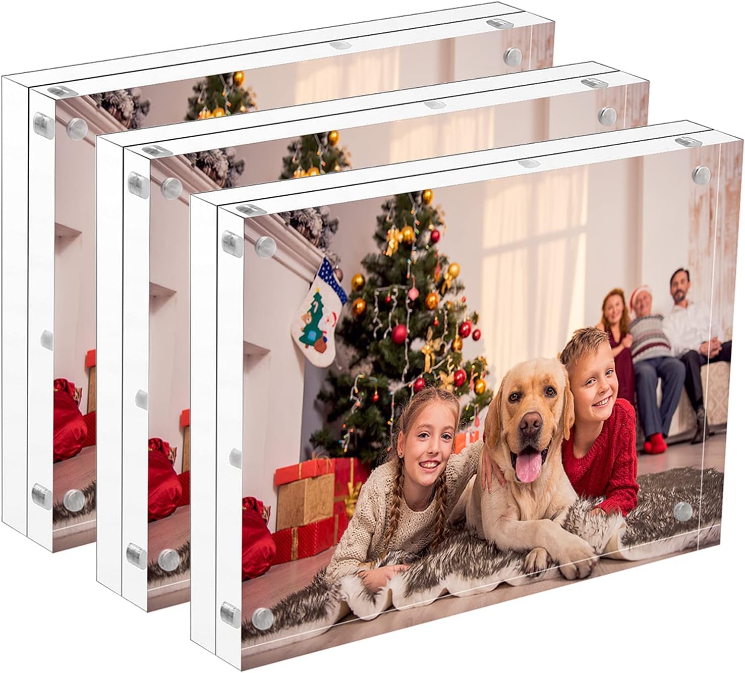 NIUBEE 8x10 Acrylic Frames (3-Pack)