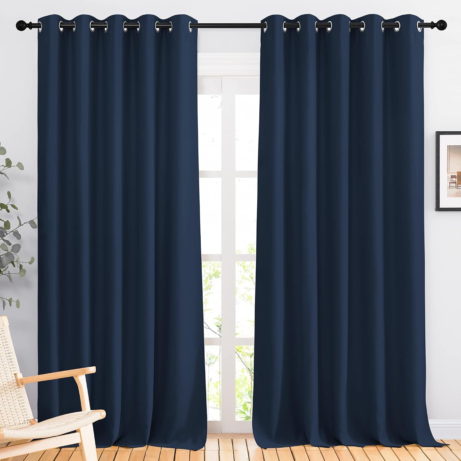 NICETOWN 66 x 90-Inch (Navy)
