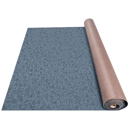Happybuy 6 ft x 18 ft Grey Marine Carpet for Boats Waterproof - 0.18" Thick Indoor Outdoor Rug Carpet Roll for Home Patio Porch Deck