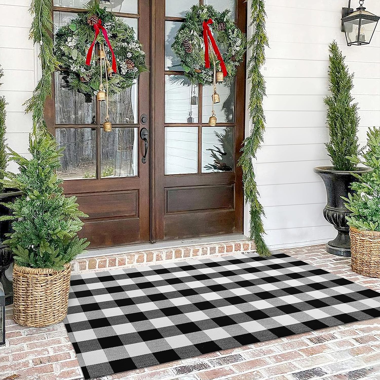 KILOCOCO 4x6 Buffalo Plaid Checkered Rug