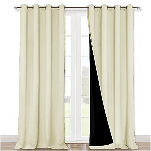 NICETOWN Thermal Insulated 100% Blackout Curtains (52x95)