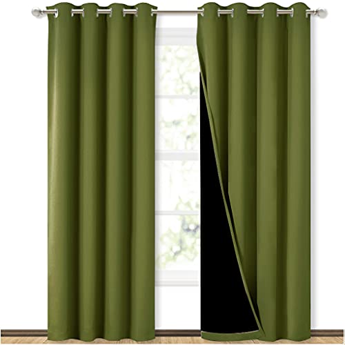 NICETOWN 100% Blackout (Olive Green)
