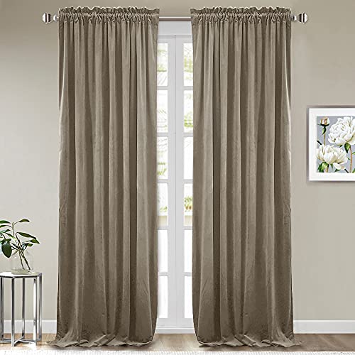 StangH Velvet Blackout Curtains