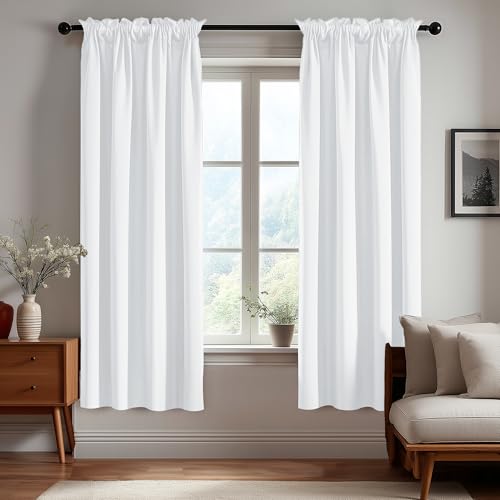 Deconovo Blackout Curtains, Rod Pocket