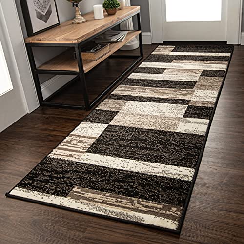 SUPERIOR Indoor Runner Area Rug with Jute Backing