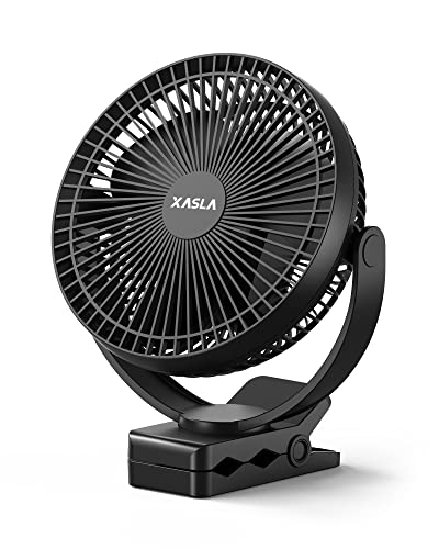 xasla 10000mAh Portable Clip on Fan