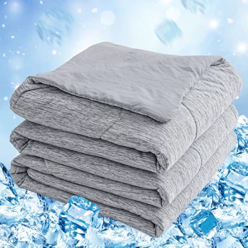 CHOSHOME Cooling Comforter King Size (Grey)