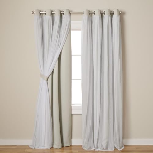 TOWN & COUNTRY LUXE Talia Double Layer, 52"x120", Cloud Grey