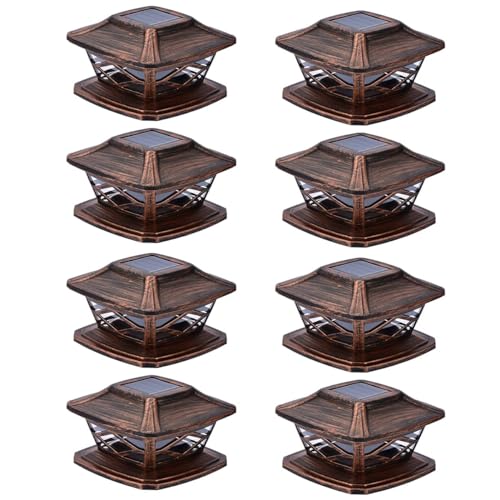 TWINSLUXES Solar Post Lights (8 Pack)