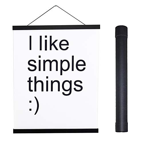 Artmag 55" Light Wood (Black)