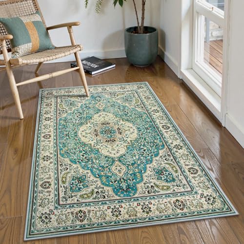 Lahome Floral Medallion 3x5 Rug