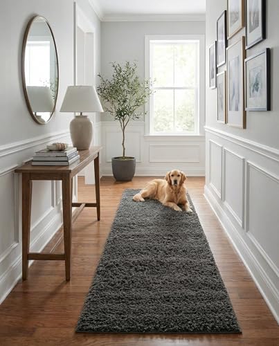 Uber Cozy Solid Shag Runner (Rugs.com)